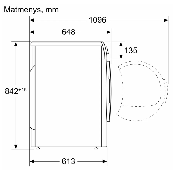 Džiovyklė  Bosch WQG2420PSN 2