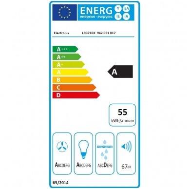 Gartraukiai Electrolux LFG716W 1