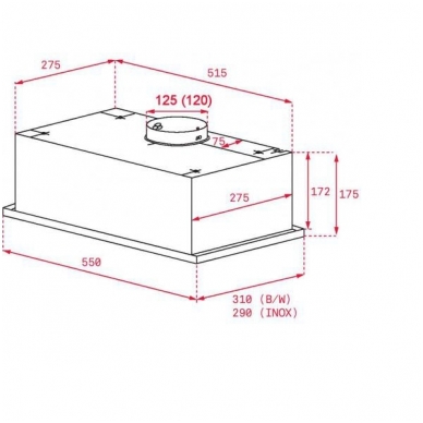 Gartraukiai Teka GFG2 INOX 3 Gartraukiai Teka GFG2 INOX 3