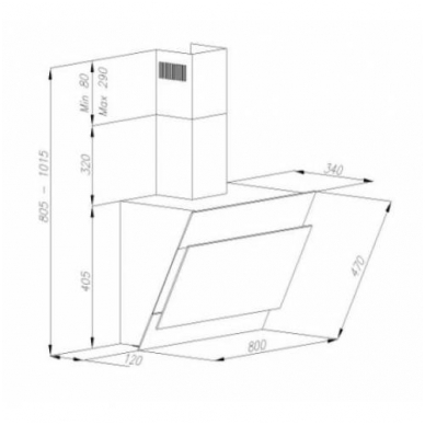 Gartraukis BREGO SMS V 80 White 1