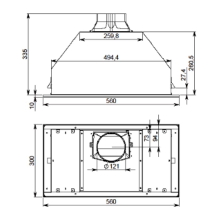 Gartraukiai Falmec Built-in Max 50 Black 3