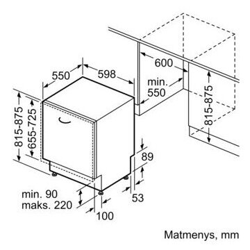 Indaplovė Bosch SMD6TCX00E 3 Indaplovė Bosch SMD6TCX00E 3