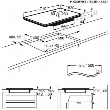 Kaitlentė AEG IKE74441FB 1 Kaitlentė AEG IKE74441FB 1