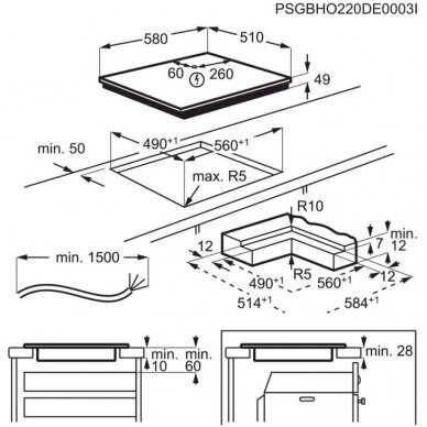 Kaitlentė Electrolux EIS62453IZ 2 Kaitlentė Electrolux EIS62453IZ 2