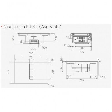 Kaitlentė NIKOLATESLA FIT XL BL/A/83 2 Kaitlentė NIKOLATESLA FIT XL BL/A/83 2