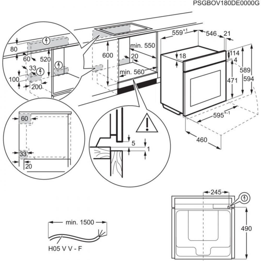 Orkaitė AEG BSE798380T 4