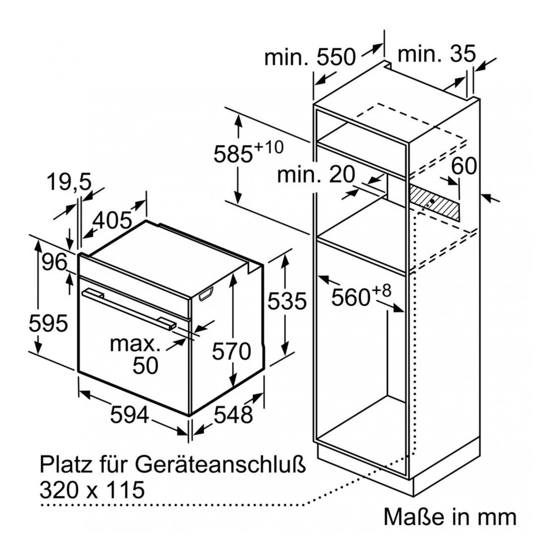 Orkaitė Bosch HBA5784B0 3