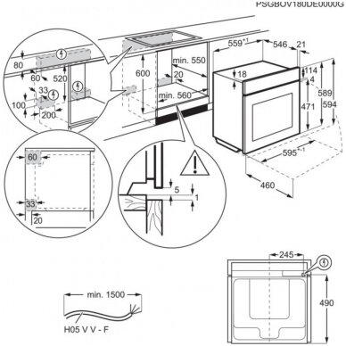 Orkaitė AEG BSE798380T 4