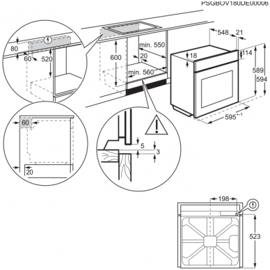 Orkaitė Electrolux EOE7C31V 1