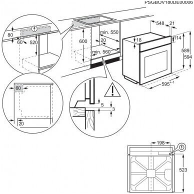 Orkaitė Electrolux EOF4P56X 1 Orkaitė Electrolux EOF4P56X 1