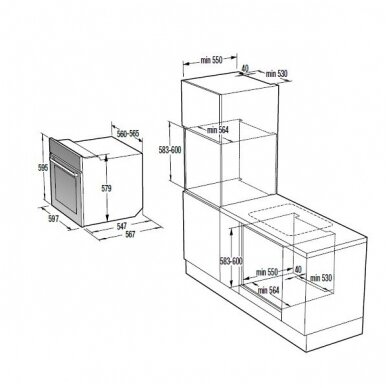 Orkaitė Gorenje BOP747A23XG 4 Orkaitė Gorenje BOP747A23XG 4
