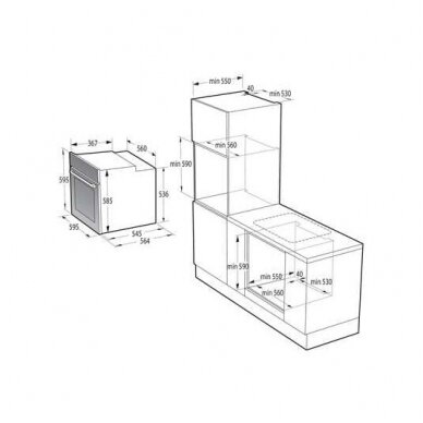 Orkaitė Gorenje BOS6747A01BG 2