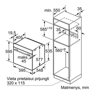 Orkaitė Siemens HB634GBW1 2