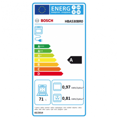 Orkaitė Bosch HBA5784B0 2