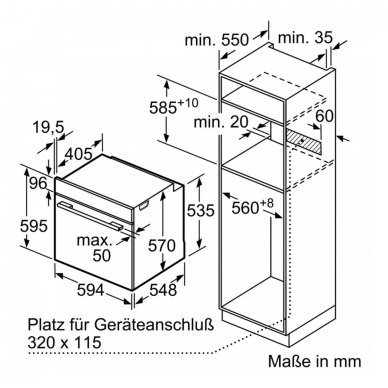 Orkaitė Bosch HBA5784B0 3