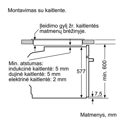Orkaitė Siemens HB634GBW1 3