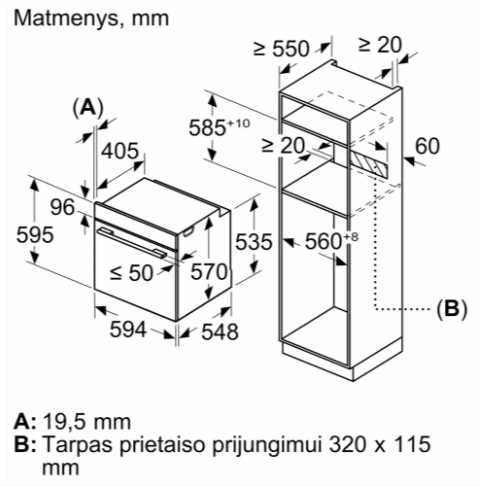 Orkaitė Neff B5ACJ7AG3 2 Orkaitė Neff B5ACJ7AG3 2