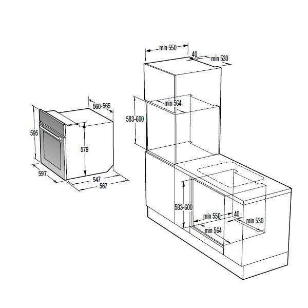 Orkaitė Gorenje BOP747A23XG 4 Orkaitė Gorenje BOP747A23XG 4