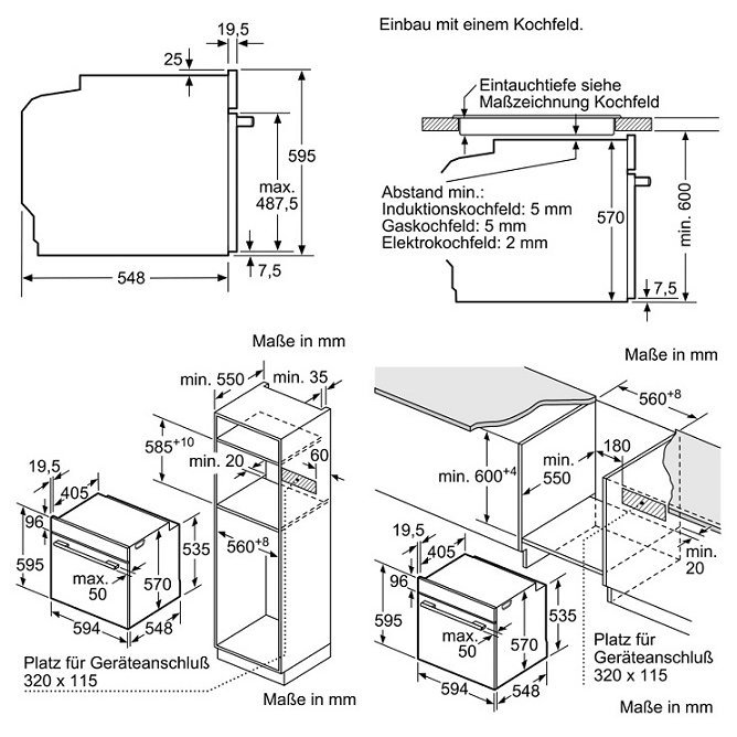 Orkaitė Bosch HBA533BB0 3