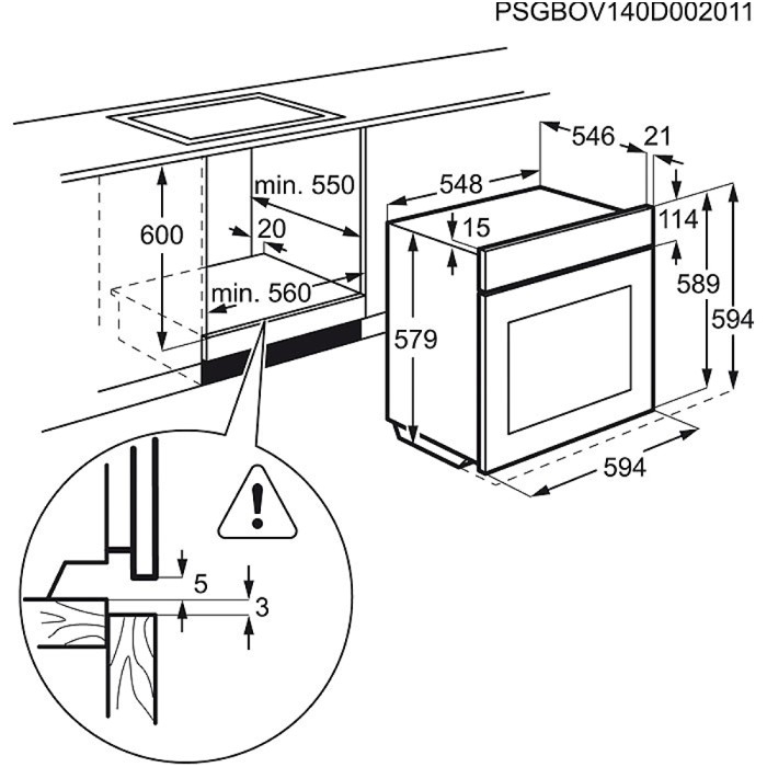 Orkaitė AEG BS731470NM 2