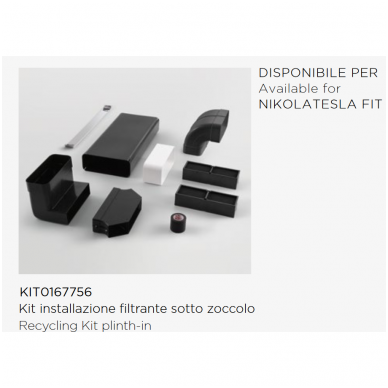 Priedas recirkuliacijai Elica KIT0167756 Priedas recirkuliacijai Elica KIT0167756