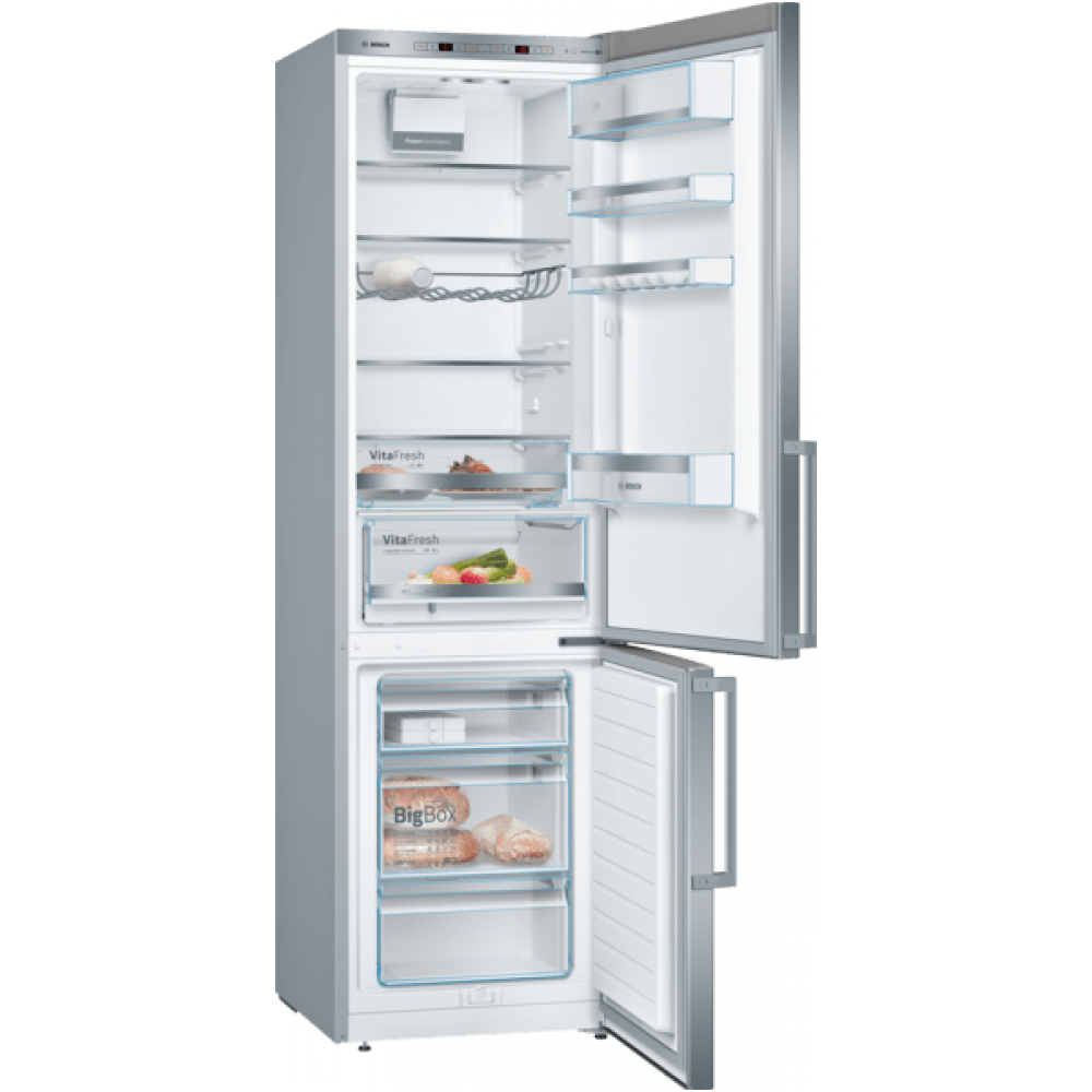 Šaldytuvai Bosch KGE398IBP Šaldytuvai Bosch KGE398IBP