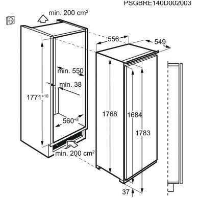 Šaldytuvas Electrolux LRB3DE18C 2 Šaldytuvas Electrolux LRB3DE18C 2
