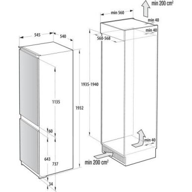 Šaldytuvas Gorenje NRKI519E41 4