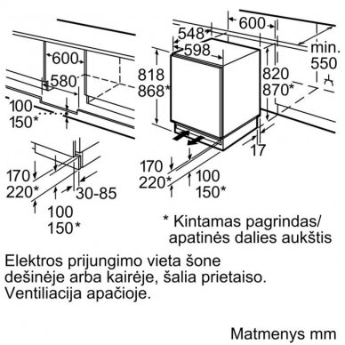 Šaldytuvas Siemens KU15LADF0 3