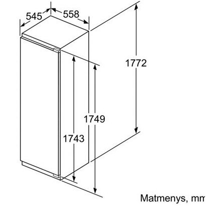 Šaldytuvas Siemens KI82LADE0 1 Šaldytuvas Siemens KI82LADE0 1