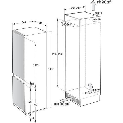 Šaldytuvas Gorenje NRKI519E41 4