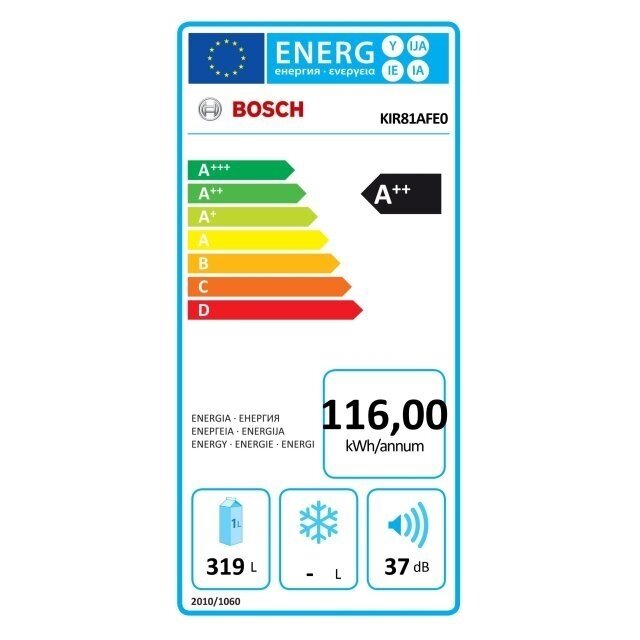 Šaldytuvas Bosch KIR81AFE0 2 Šaldytuvas Bosch KIR81AFE0 2