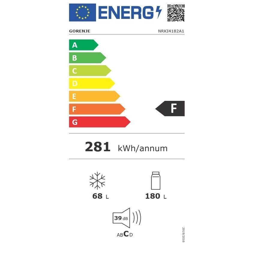Šaldytuvai Gorenje NRKI4182A1 3